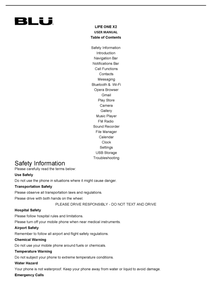 Blu LIFE ONE X2 user manual