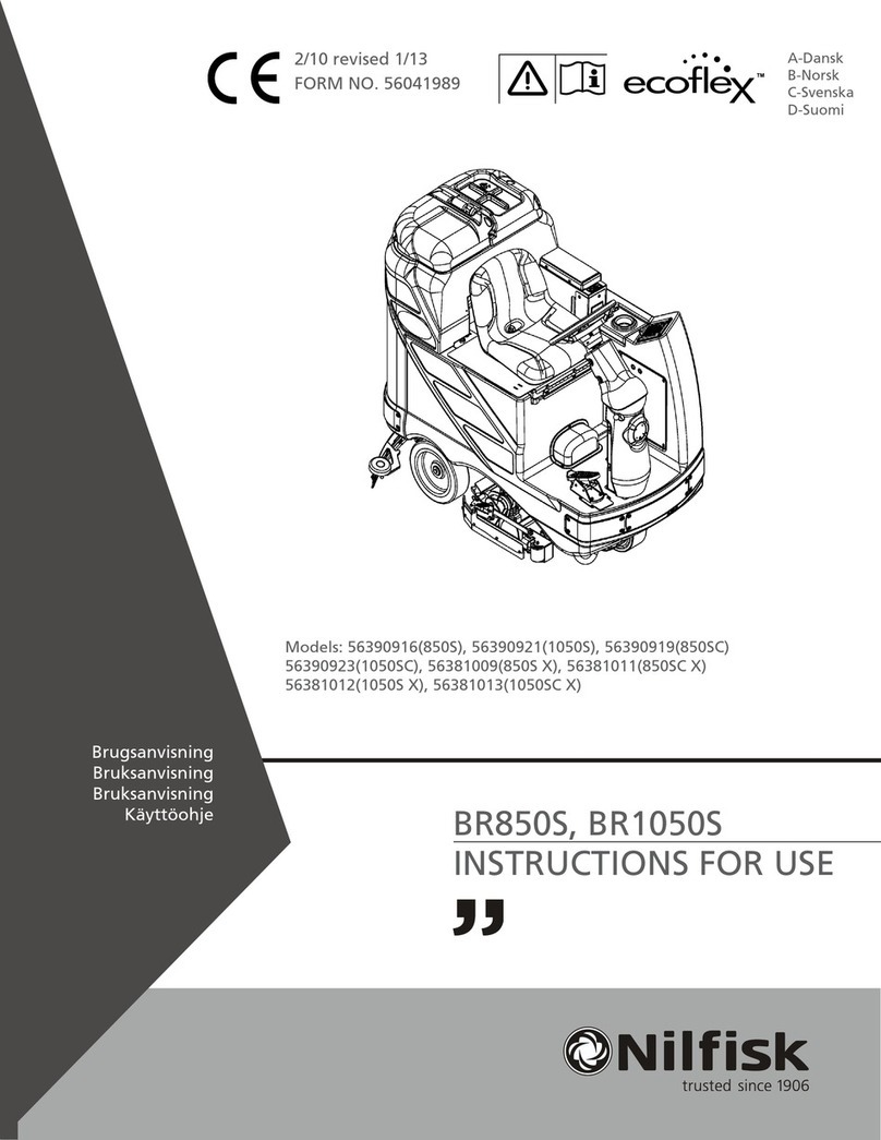 Nilfisk-ALTO BR850S User manual