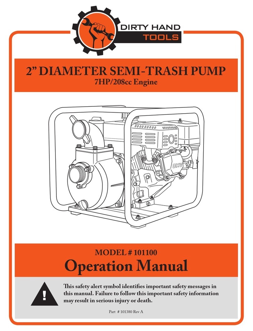 Dirty Hand Tools 101100 Operation manual