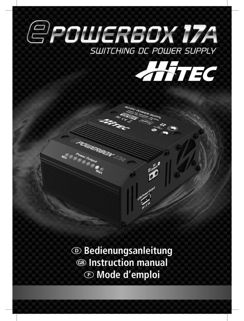 Hi-Tec Epowerbox 17A instruction manual