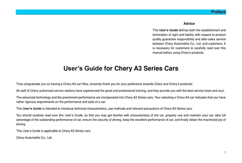 Chery A3 User manual