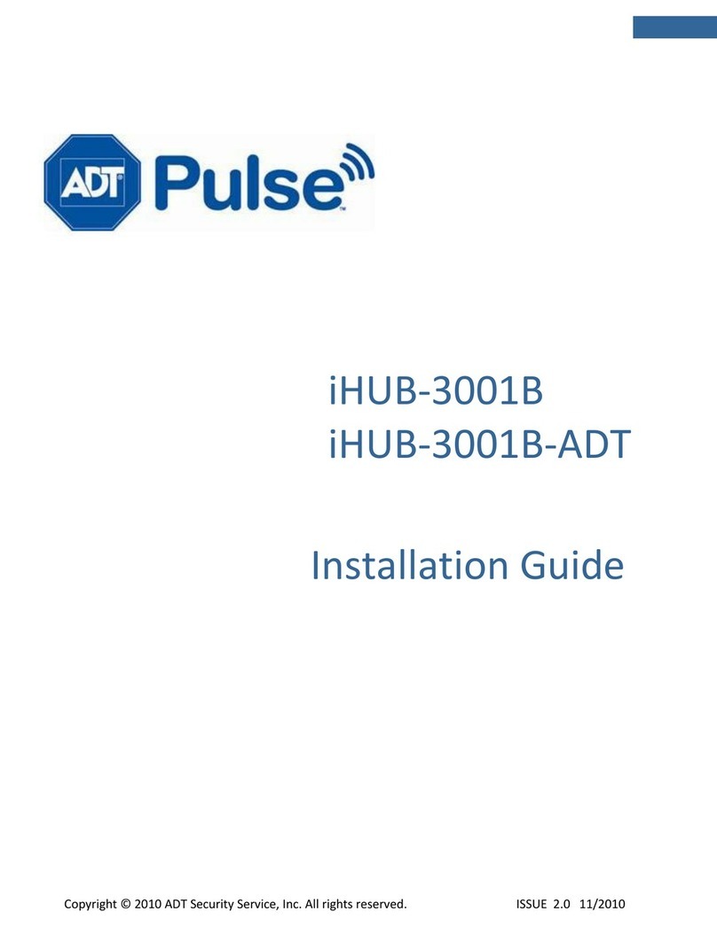 ADT Pulse iHUB-3001B installation guide