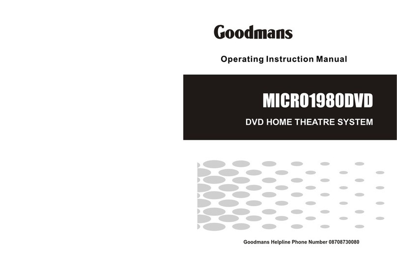 Goodmans MICRO1980DVD Operating instructions manual