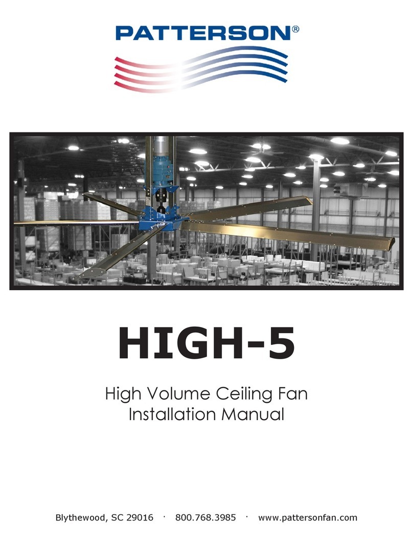 Patterson HIGH-5 installation manual