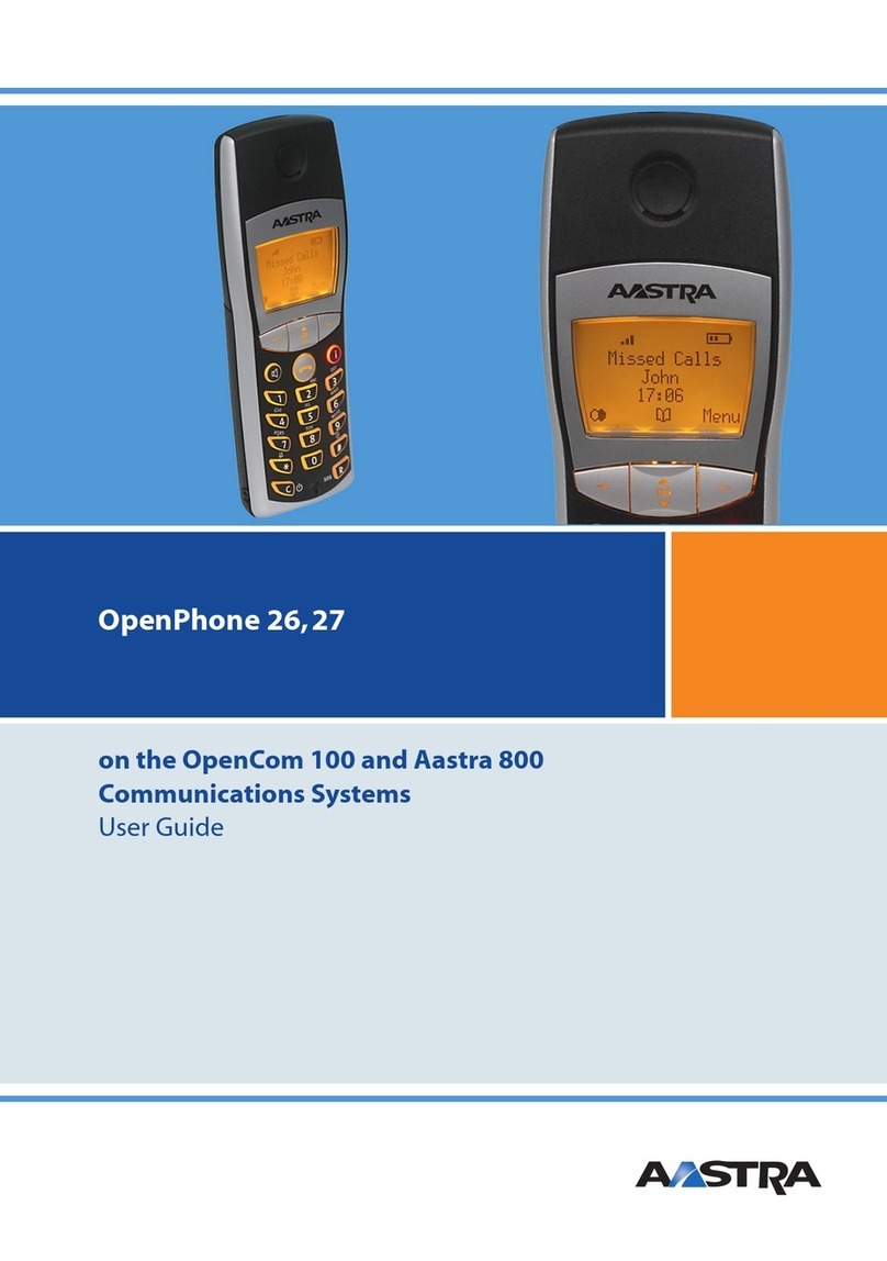 Aastra OpenPhone 26 User manual