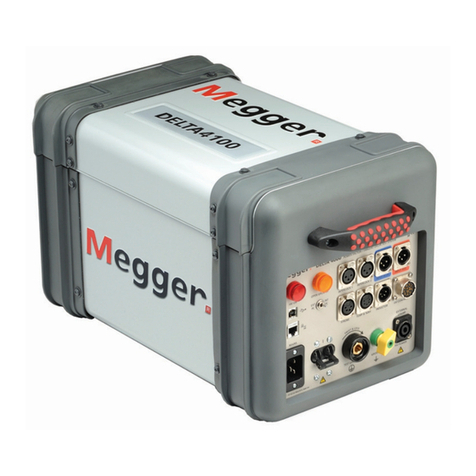 Megger DELTA 4000 Reference manual
