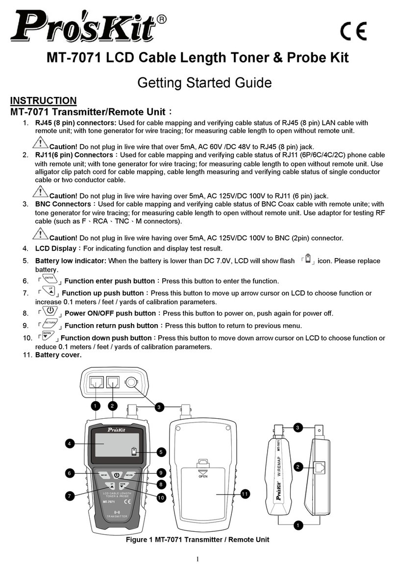Pro's Kit MT-7071 Getting started guide