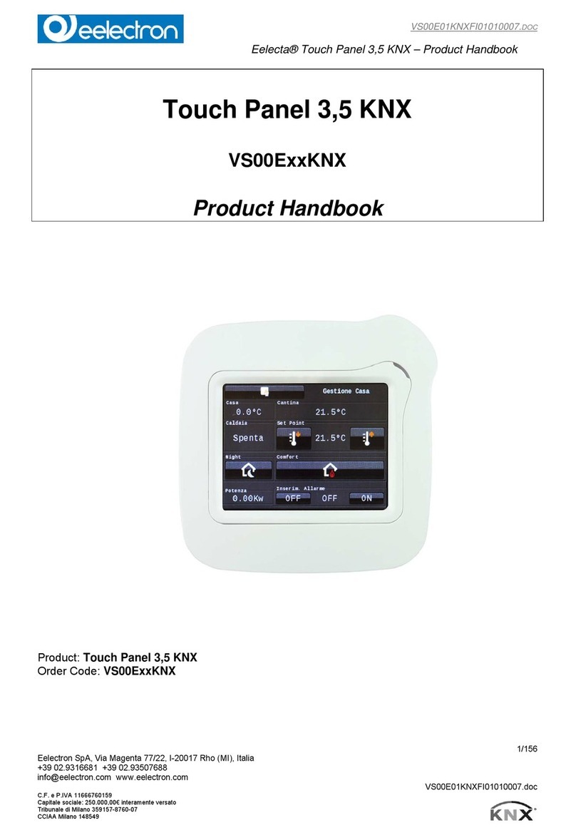 Eelectron VS00ExxKNX manual