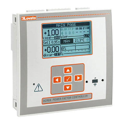 LOVATO ELECTRIC DCRG8 User manual
