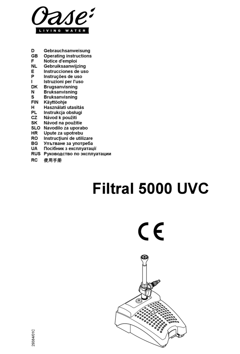 Oase Filtral 5000 UVC operating instructions