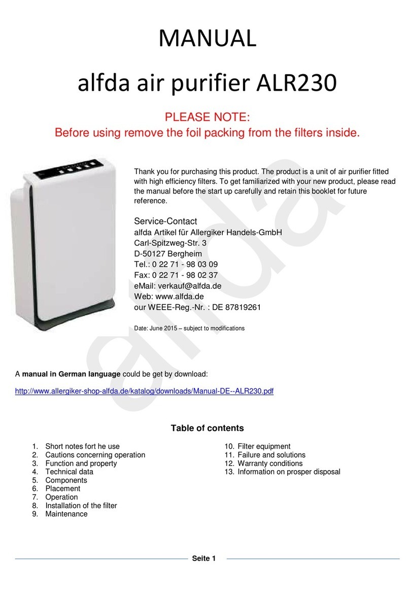 Alfda ALR230 manual