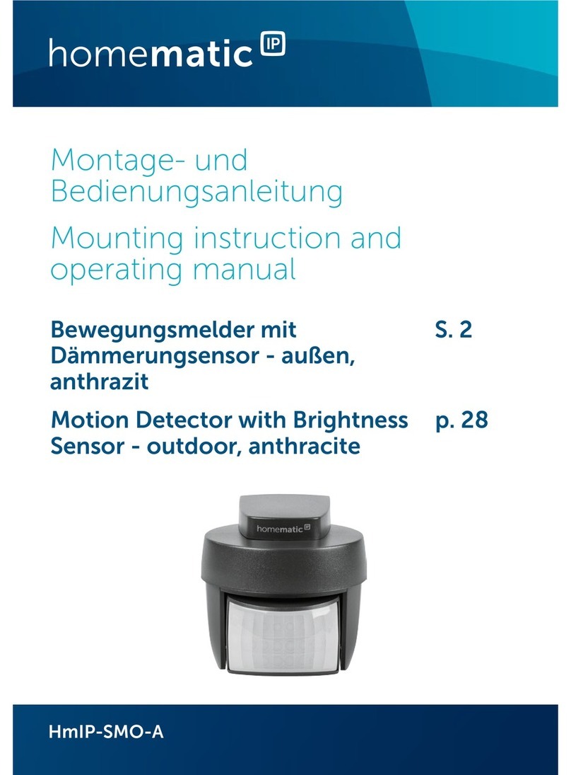 HomeMatic HmIP-SMO-A User manual