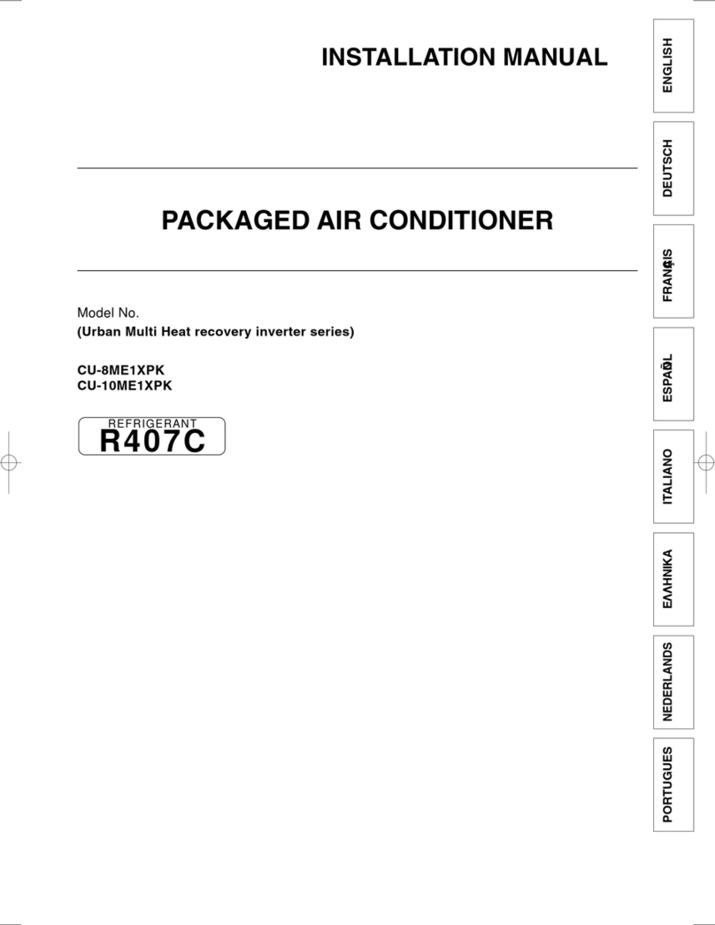 Panasonic CU-8ME1XPK installation manual