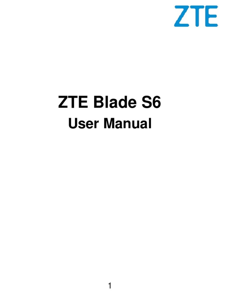 Zte Blade S6 User manual