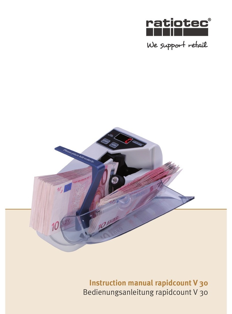 ratiotec Rapidcount V 30 instruction manual