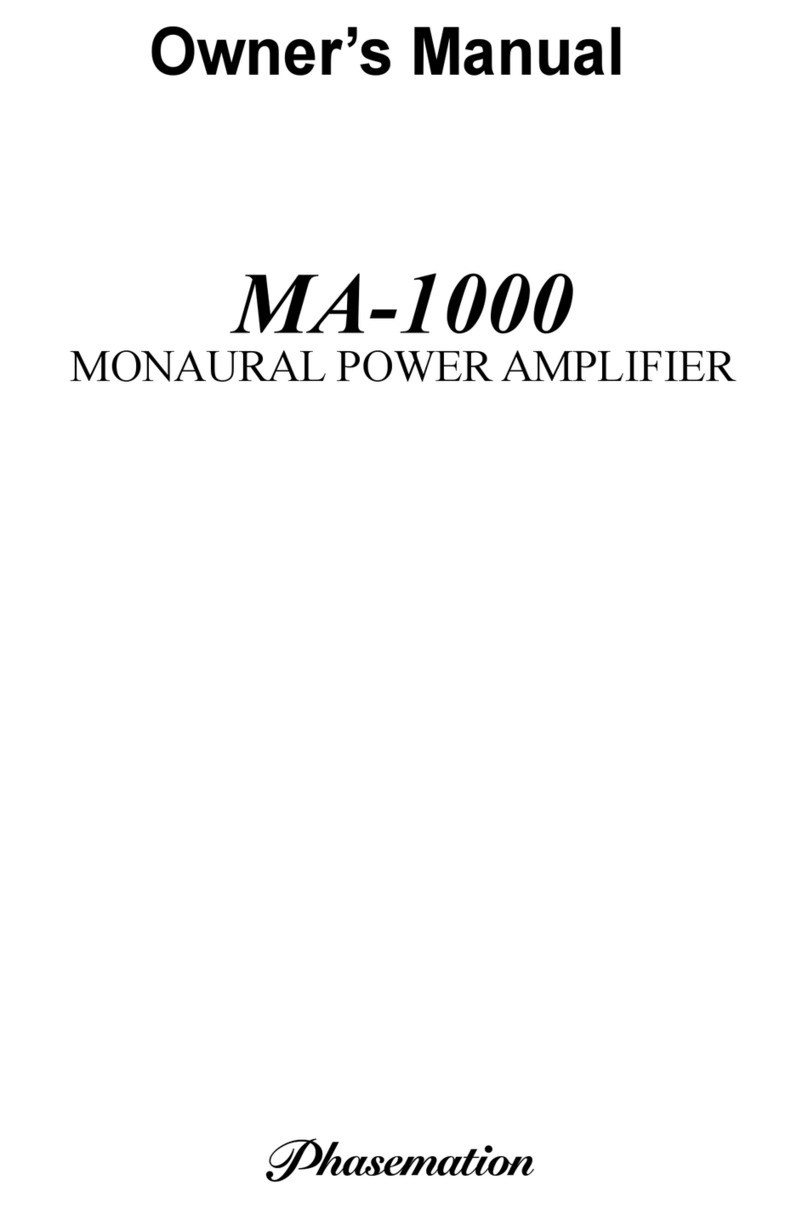 Phasemation MA-1000 owner's manual