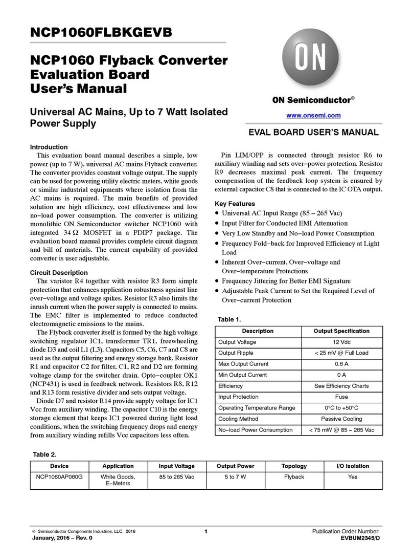 ON Semiconductor NCP1060 User manual