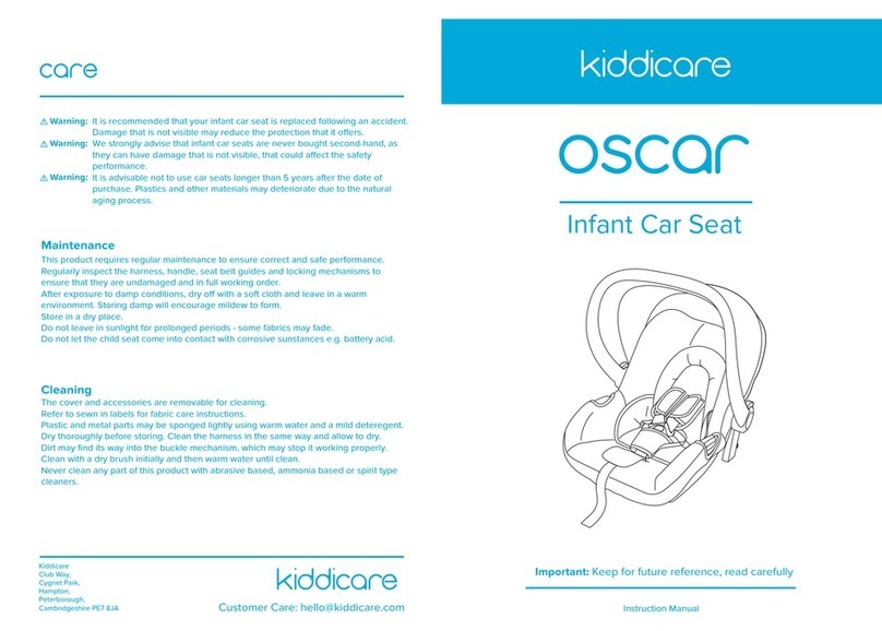 Kiddicare Oscar instruction manual