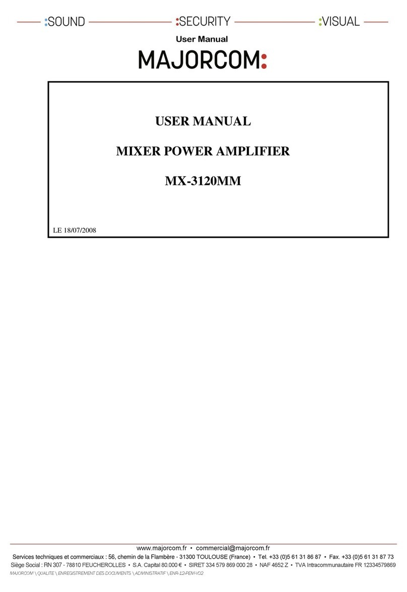 Majorcom: MX-3120MM user manual