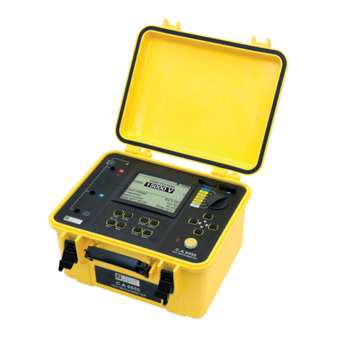 Chauvin Arnoux C.A 6550 User manual