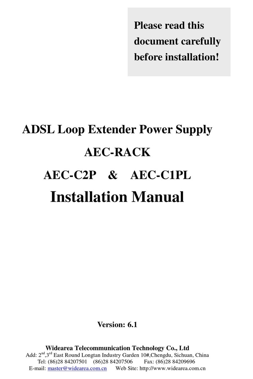 Widearea AEC-C1PL installation manual
