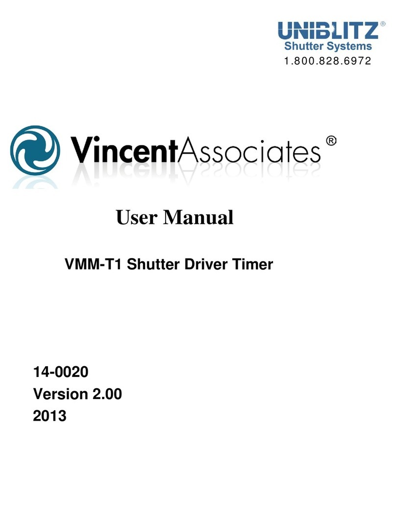 Uniblitz VMM-T1 User manual