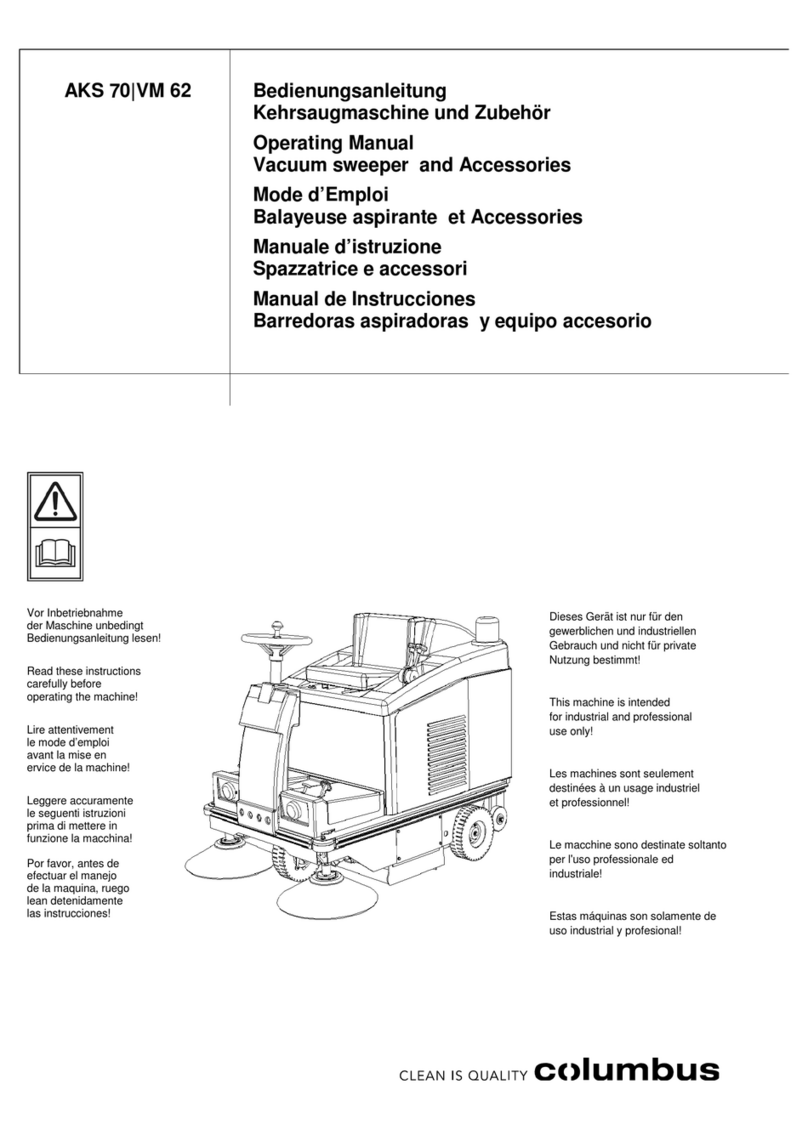 Columbus AKS 70 operating manual