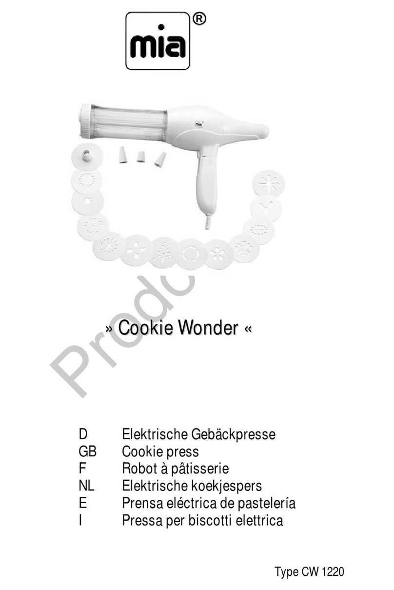 MIA Cookie Wonder User manual