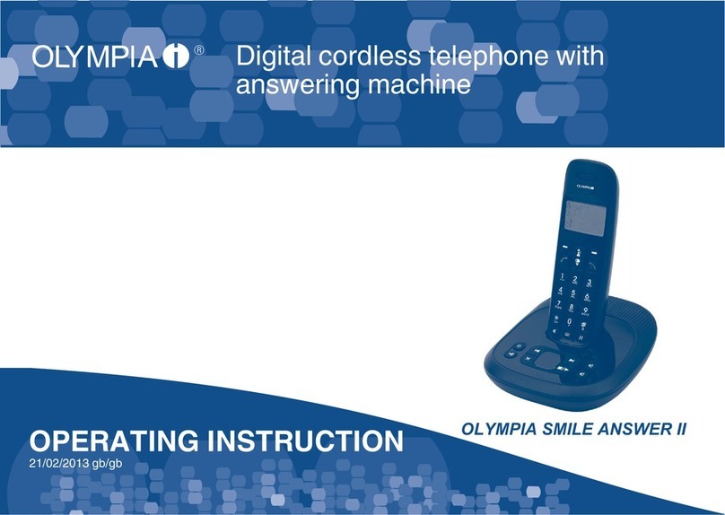 Olympia SMILE ANSWER II operating instructions