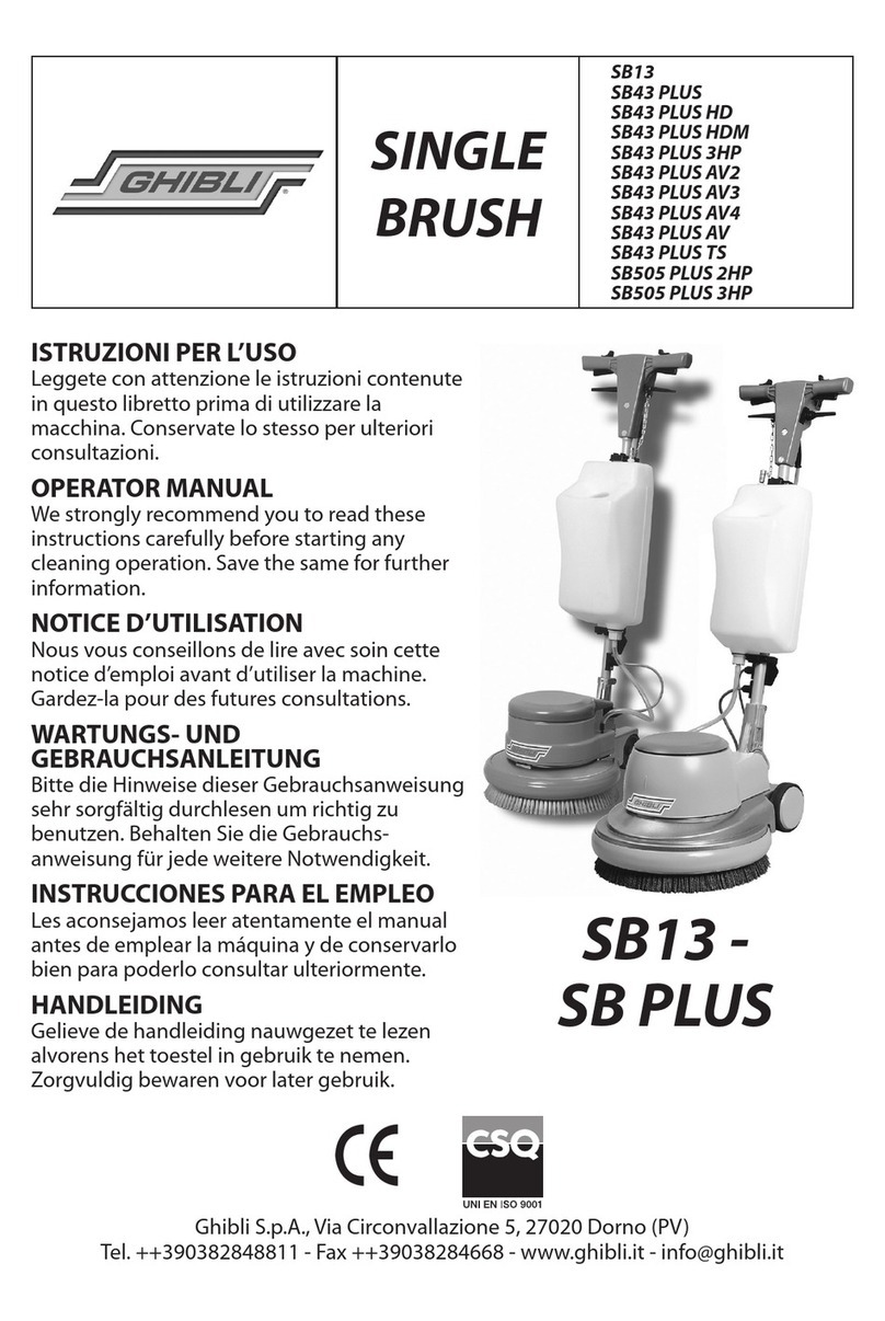 Ghibli SB13 User manual