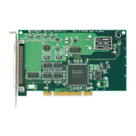 Contec AD12-64(PCI) user guide