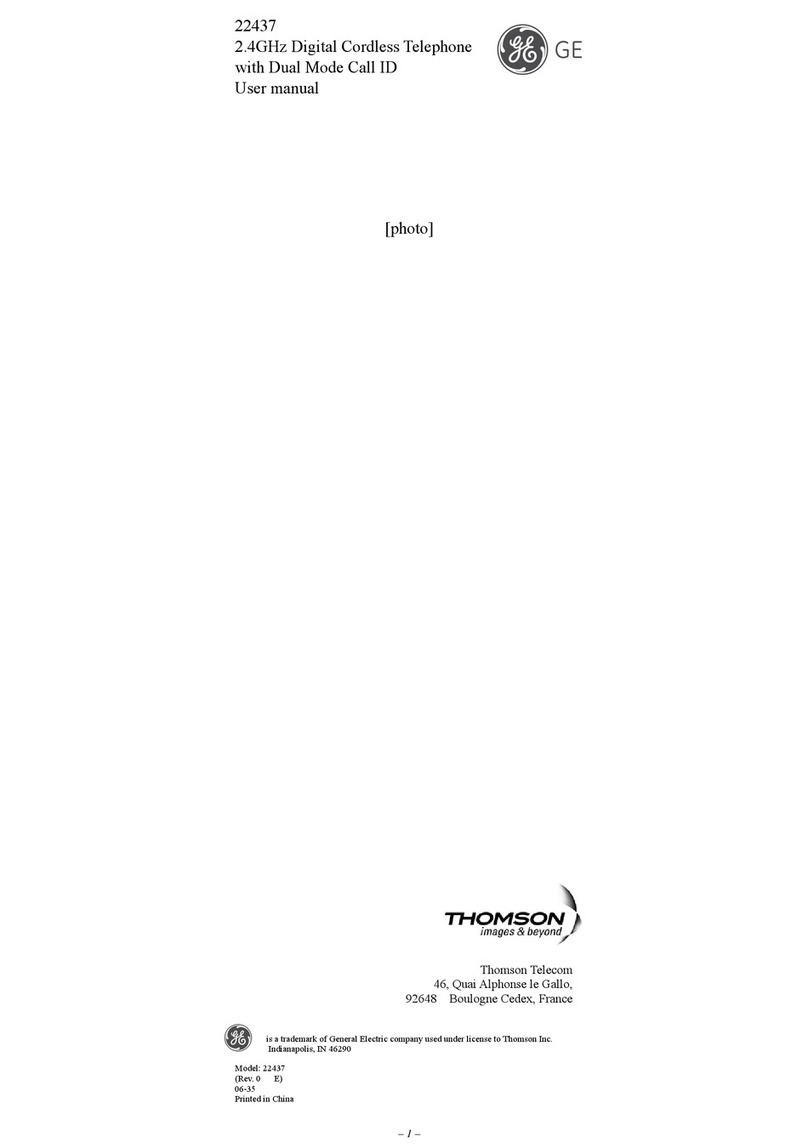 GE 22437 User manual