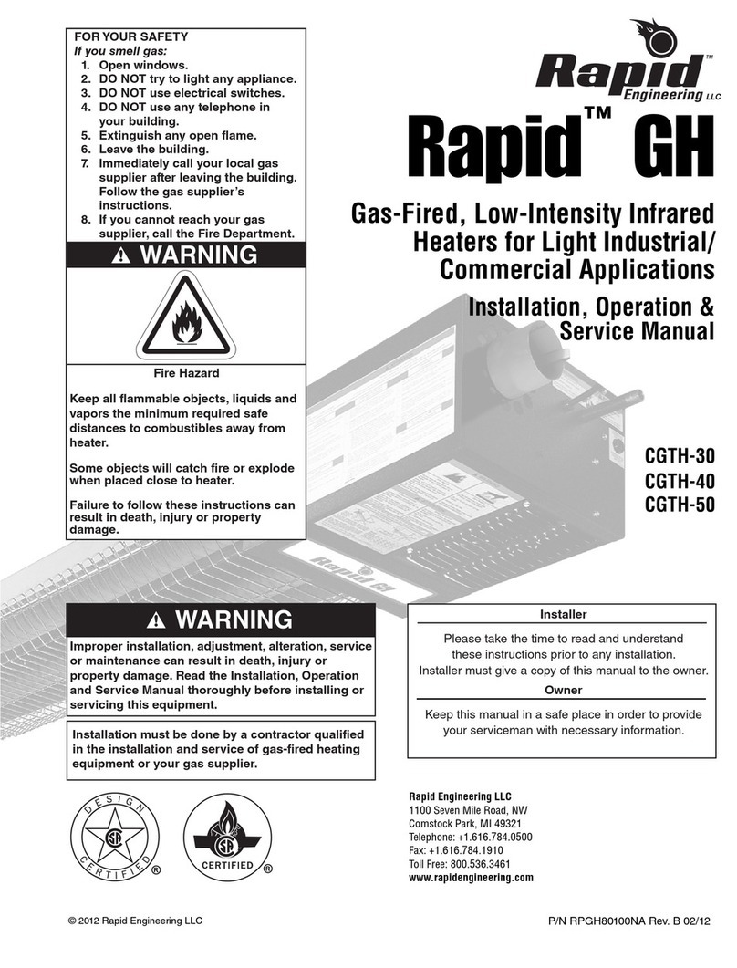 Rapid Engineering CGTH-30 User manual