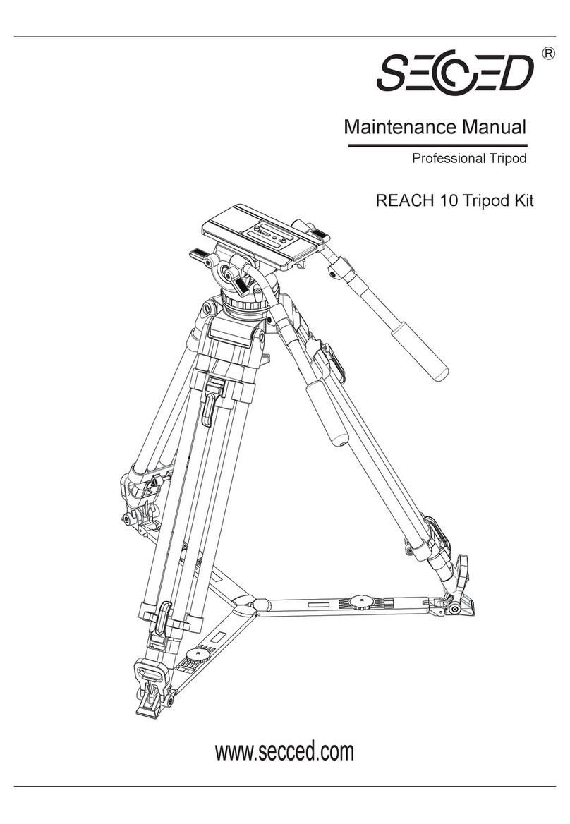 Secced REACH 10 Tripod Kit Maintenance manual