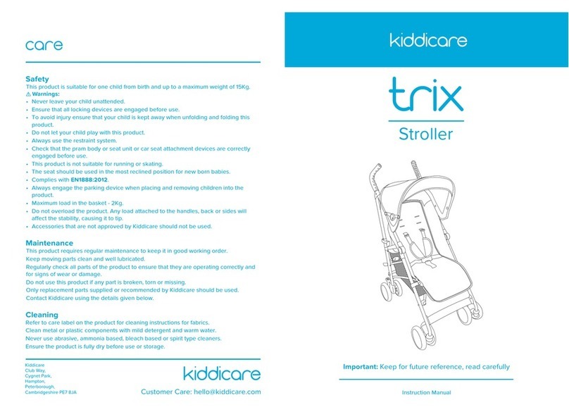 Kiddicare Trix User manual
