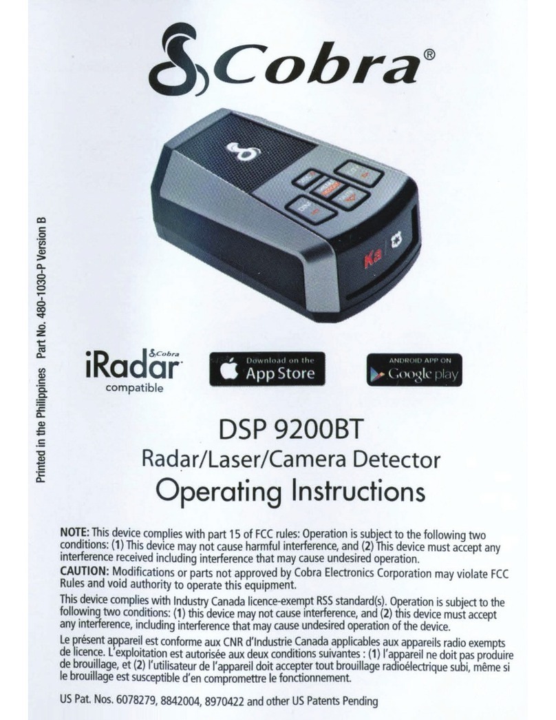 Cobra DSP 9200BT operating instructions