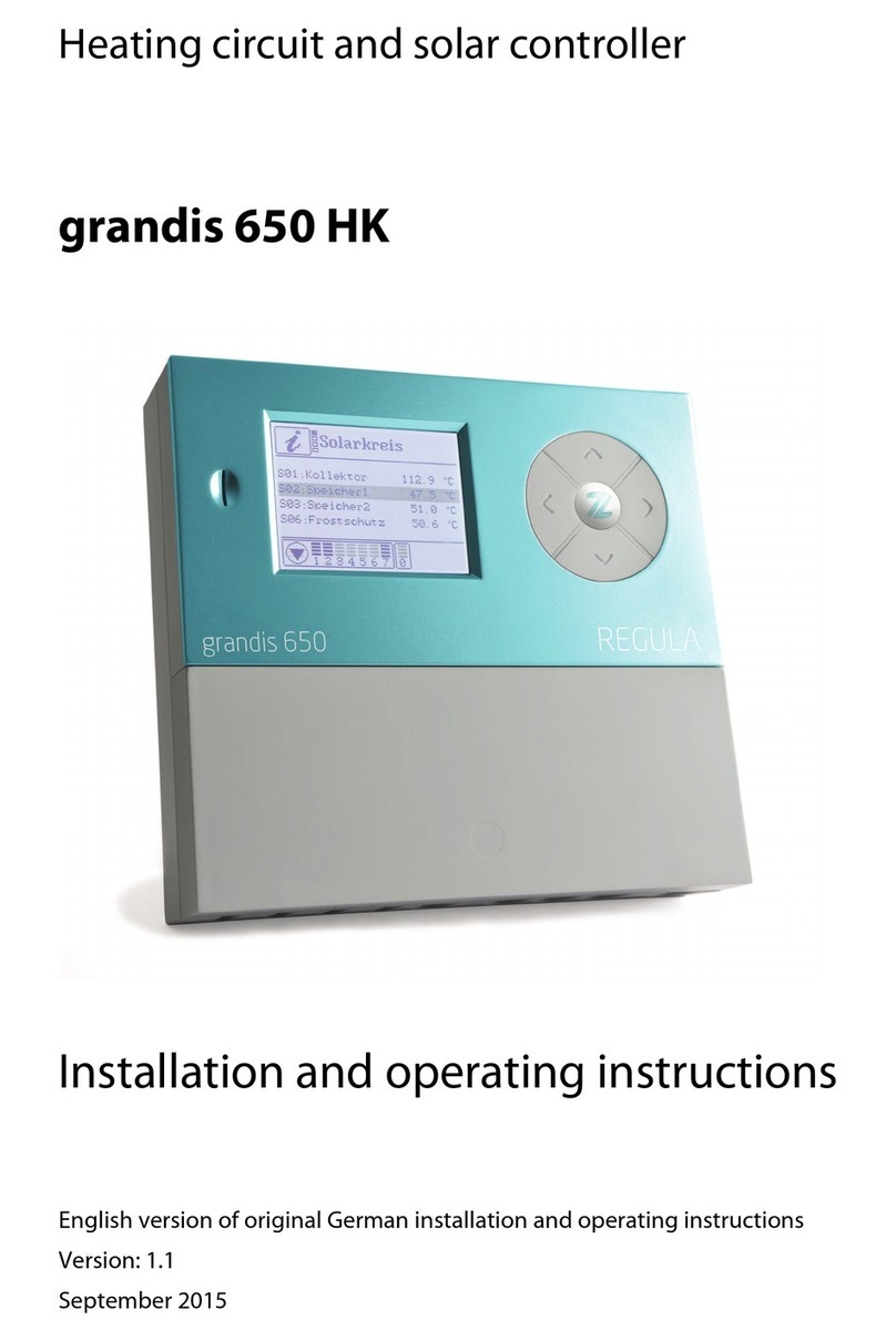 REGULA grandis 650 HK Installation and operating instructions