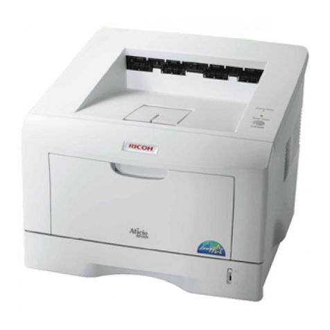 Ricoh BP20 - Aficio B/W Laser Printer Manual