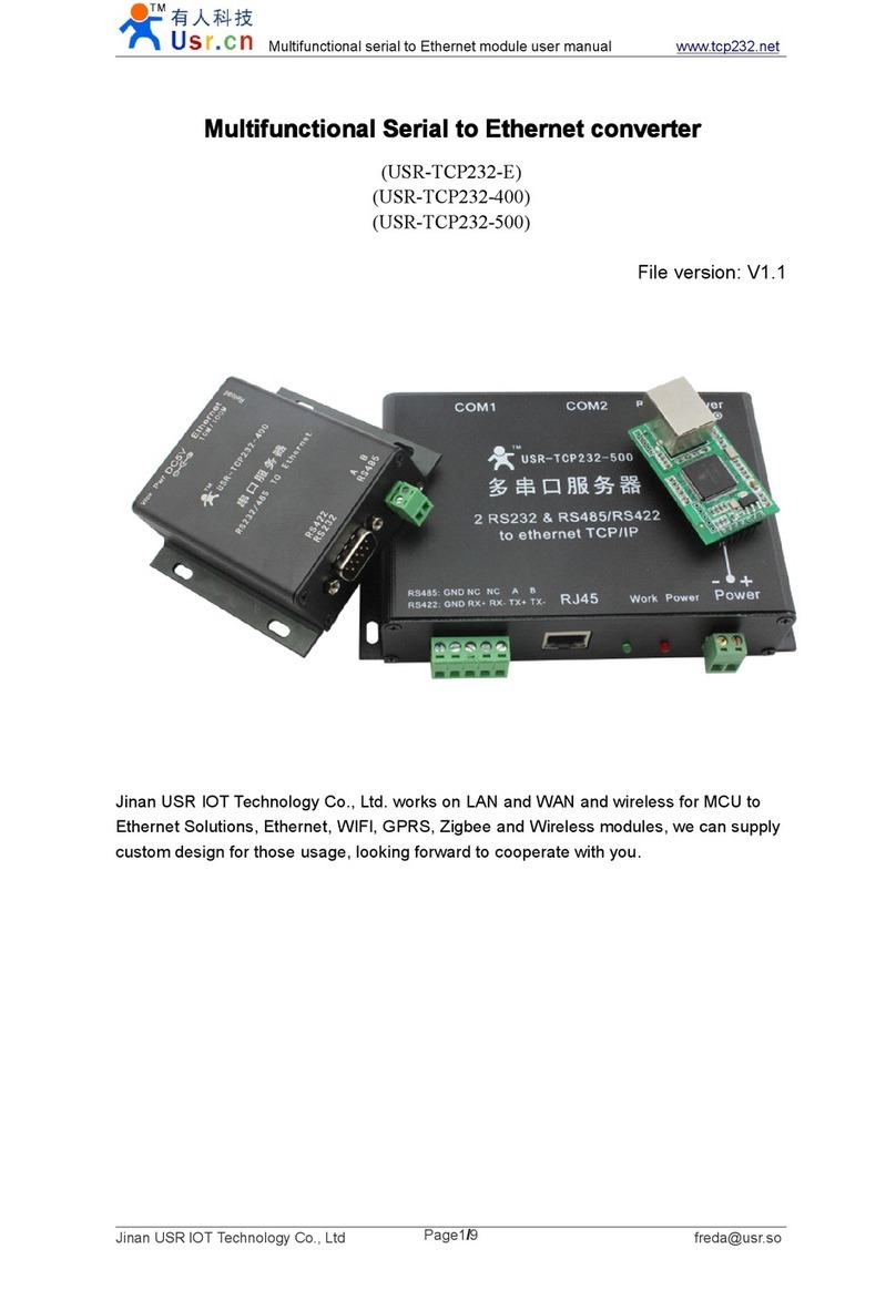 Usr USR-TCP232- E User manual