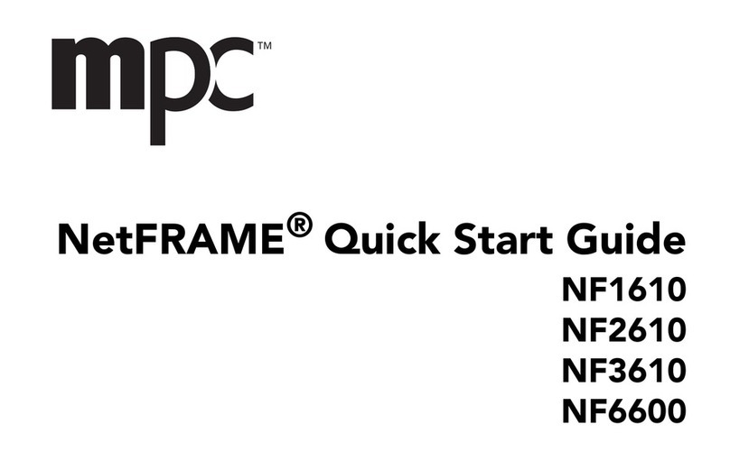 MPC netframe NF1610 quick start guide