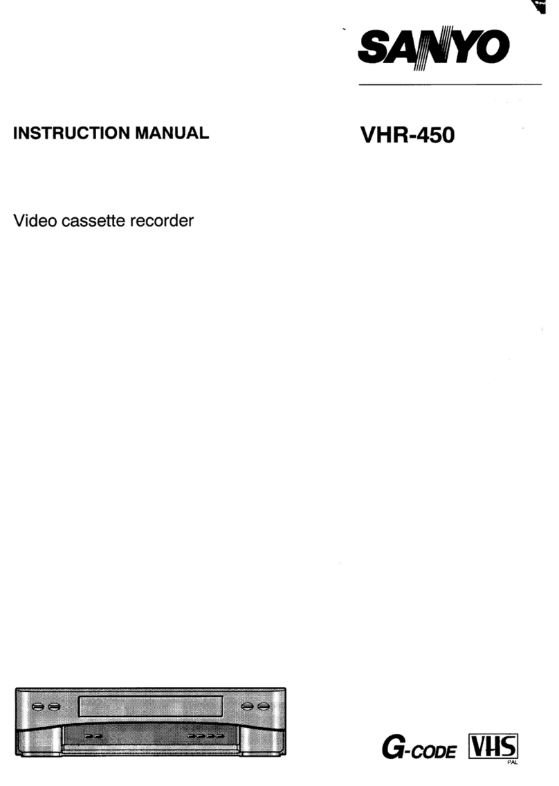 Sanyo VHR-450 User manual