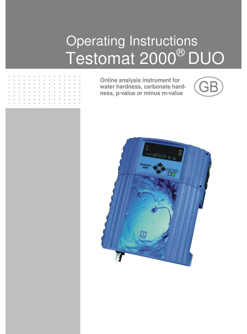 Gebruder Heyl Analysentechnik Testomat 2000 DUO User manual