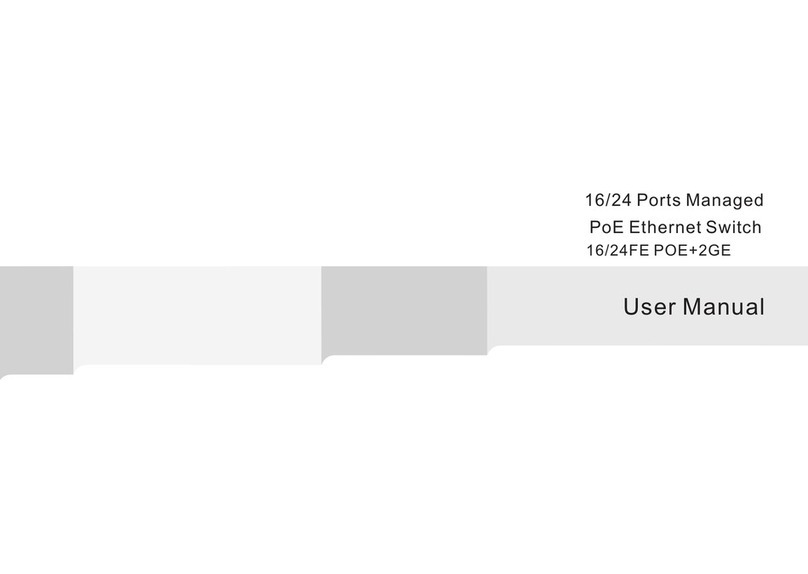 FoxGate S6016G POE user manual