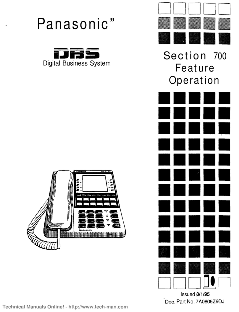 Panasonic DBS 40 User manual