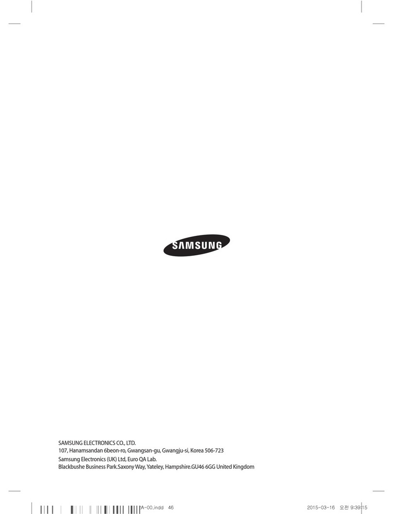 Samsung AC071JXSCEH installation manual