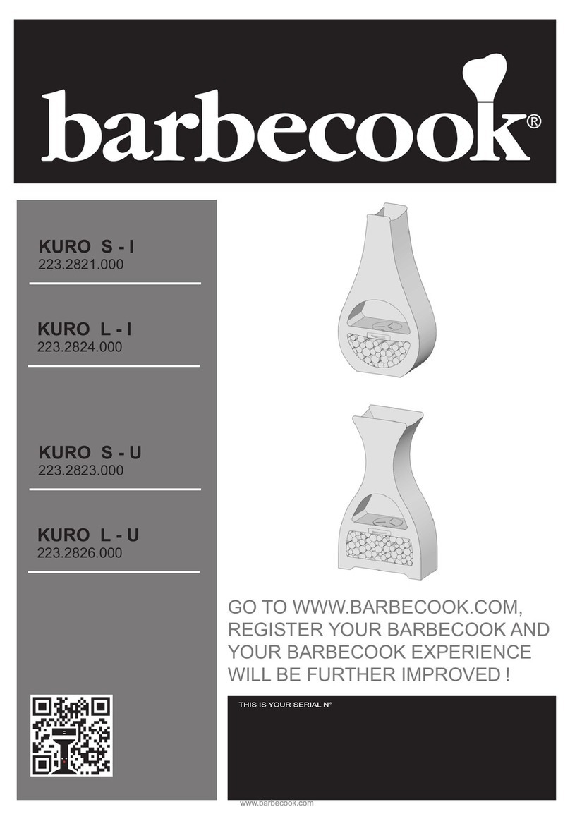 Barbecook KURO S - I user guide