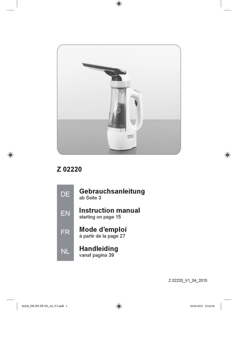 Cleanmaxx Z 02220 User manual