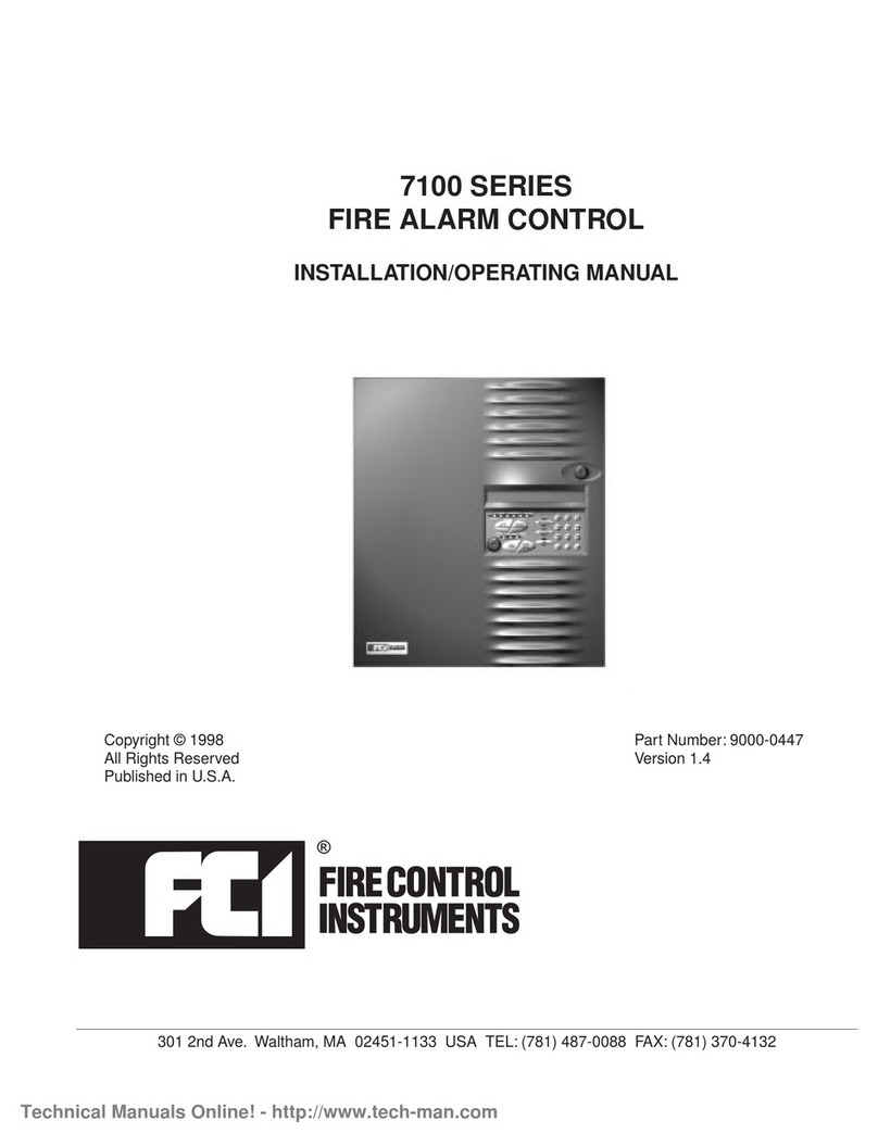 FCI 7100 SERIES Installation & operating manual