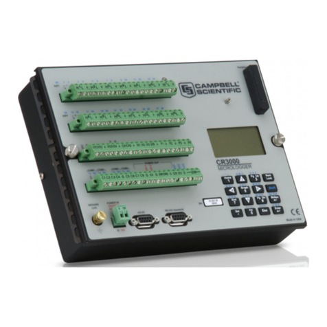 Campbell CR3000 Micrologger Operator's manual