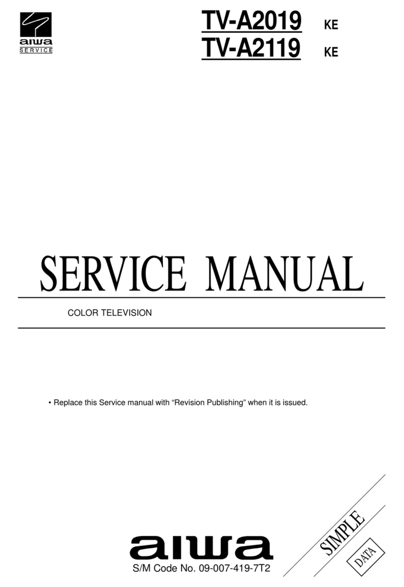 Aiwa TV-A2019 User manual
